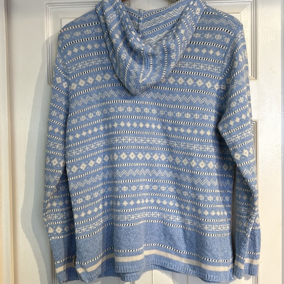 Woolrich Blue Hooded Sweater - Picture 6 of 8